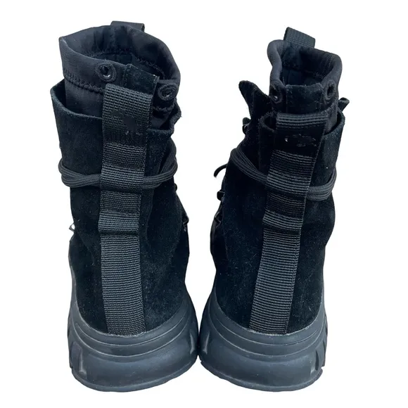 Sia Collective Kids Black Hightop Adventure Sneaker Size 36 US 5.5