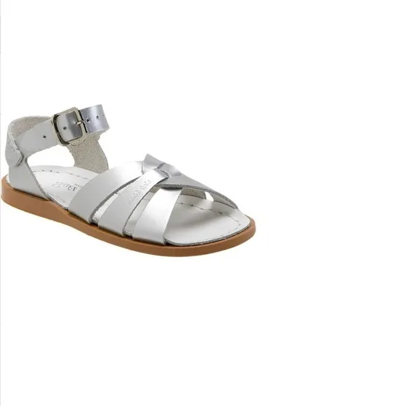 SILVER salt water sandals