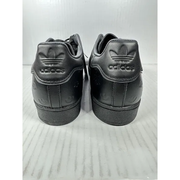 Size 10.5 Adidas Originals Superstar Black Carbon Shoes Sneakers GY0026 Mens NEW