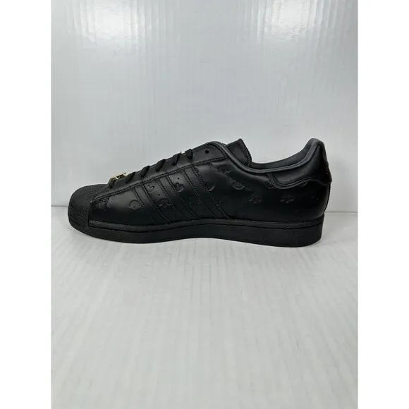 Size 10.5 Adidas Originals Superstar Black Carbon Shoes Sneakers GY0026 Mens NEW