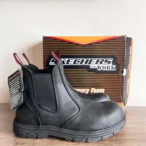 SKECHERS for WORK Vicksburk Sorrin Men's Boot NEW Size 8.5 #B1647A