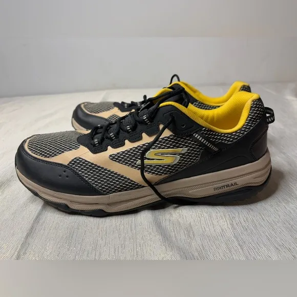 Skechers Go Run Trali Altitude Sports Shoes Black/Yellow size 13
