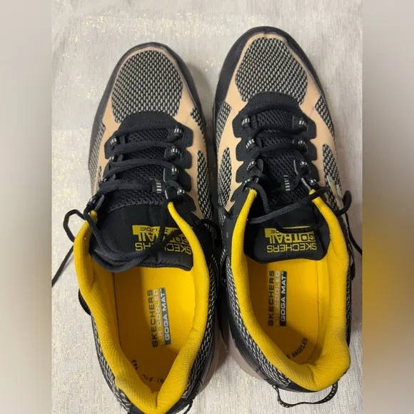 Skechers Go Run Trali Altitude Sports Shoes Black/Yellow size 13