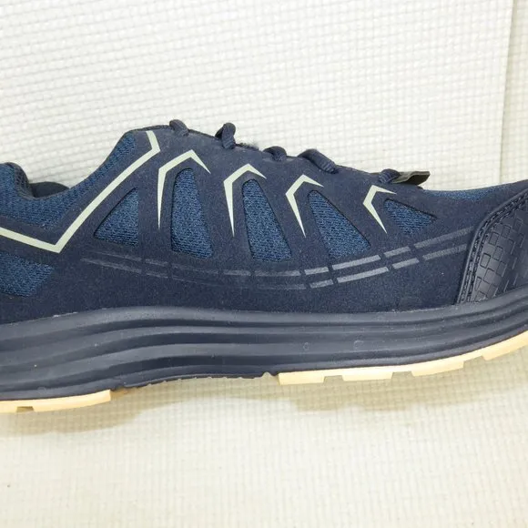 Skechers Malad II 200127 Composite Toe Work Shoes ASTM Navy/Tan Men's 7.5 NWT