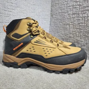 Skechers Polano Norwood Men's Size 11.5 Brown Leather Lace Up Hiking Boots 65755