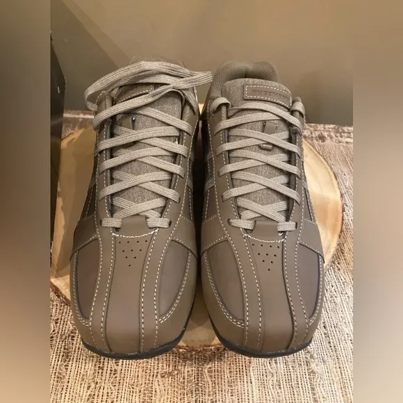 Skechers USA Men's Citywalk Malton Oxford Sneaker Desert Brown Size 12 New W Box