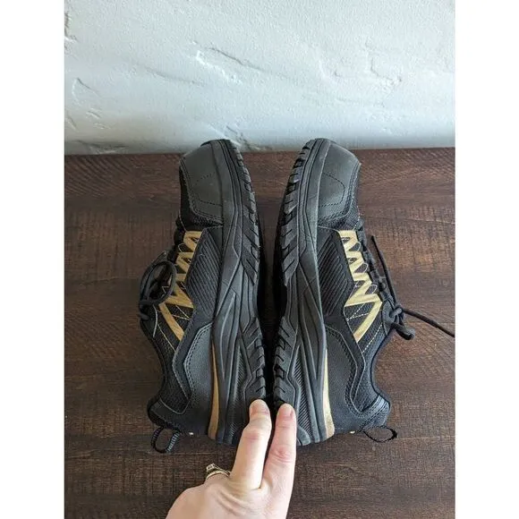 Skechers Women's Fannter Work Comp Toe Slip Resistant Sneaker Shoes - Size 7