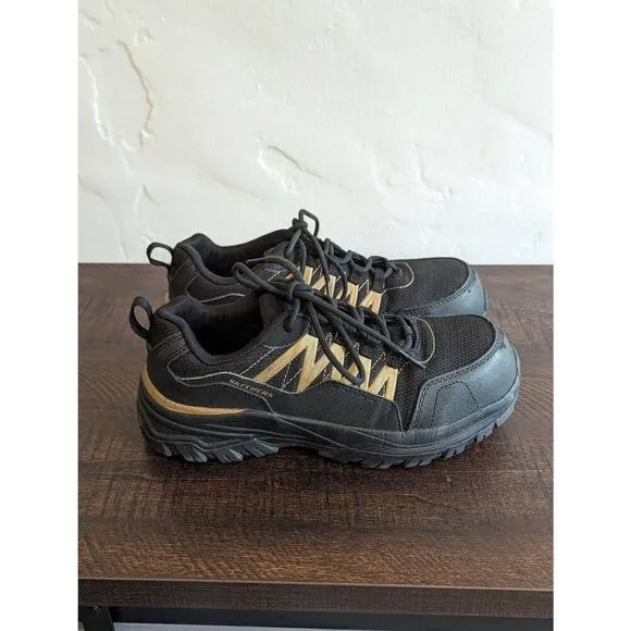 Skechers Women's Fannter Work Comp Toe Slip Resistant Sneaker Shoes - Size 7