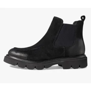 Sofft Booties Size 7.5 Black Leather Suede Samira Waterproof Pull On Boots NEW