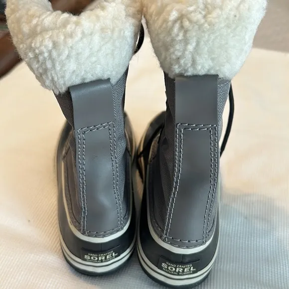 Sorel Carnival Boot Womens  Gray Winter Waterproof Size 7 US