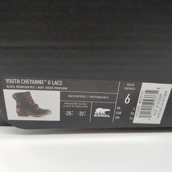 Sorel Cheyanne II Lace Waterproof Duck Boots 6