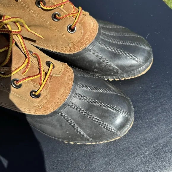 Sorel Cheyanne II Leather Duck Boots Men Size 7 Brown Lace NY1891-286 Gorpcore