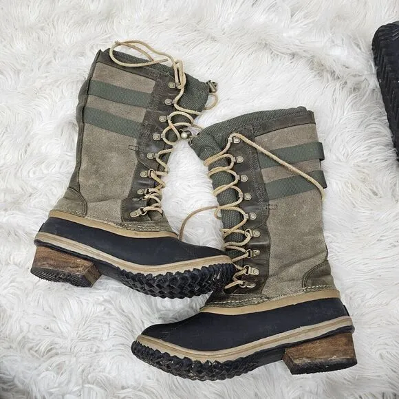 Sorel 'Conquest Carly II' Tall Waterproof Winter Riding Boots Women's 8.5