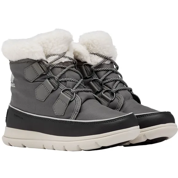 SOREL Explorer Carnival Waterproof Boots w/Faux Fur Collar