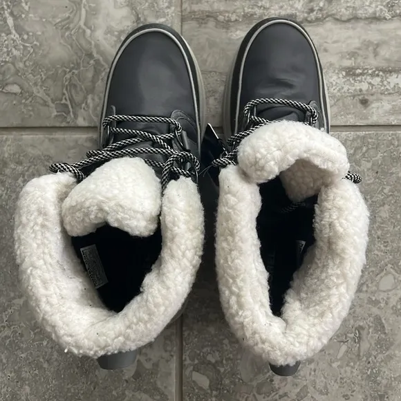 SOREL Explorer Carnival Waterproof Boots w/Faux Fur Collar