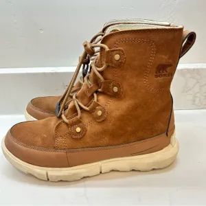 Sorel Explorer Next Joan Waterproof Women's Boots Size 6 Velvet Tan/Fawn