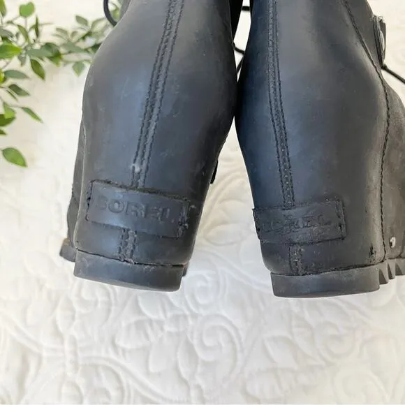 Sorel Joan of Arctic II Wedge Lace Up Boots Sz 8.5