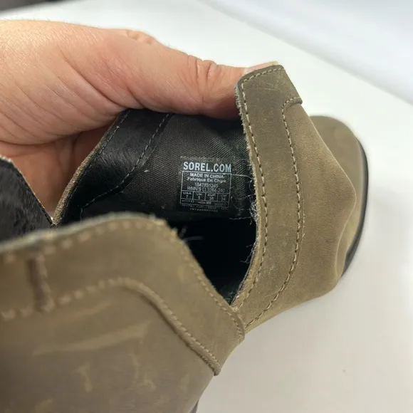 Sorel Lola Cut-Out Leather Waterproof Women’s Ankle Boots