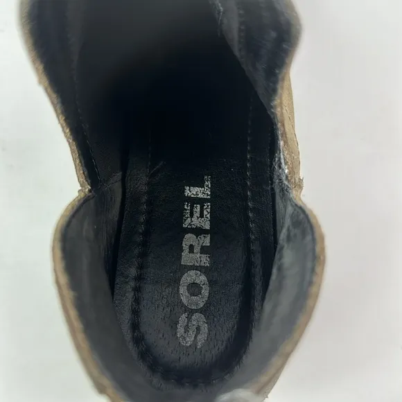 Sorel Lola Cut-Out Leather Waterproof Women’s Ankle Boots