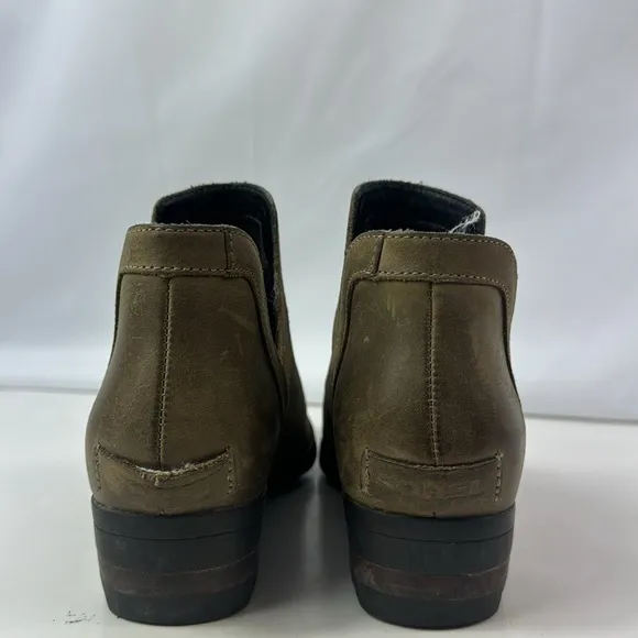 Sorel Lola Cut-Out Leather Waterproof Women’s Ankle Boots
