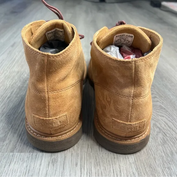Sorel Madson II Chukka Boots Mens Size 11 Tan Suede Waterproof Ankle Lace Up