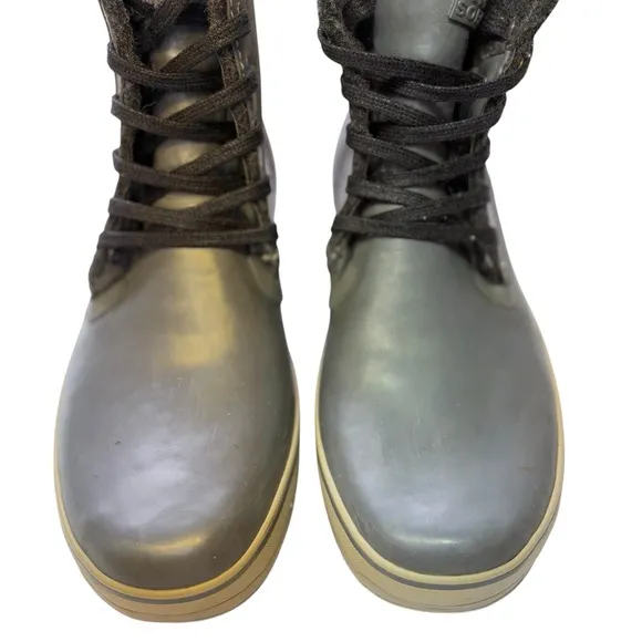 Sorel Men's Woodbine Canvas Rubber Outdoor Lace Up Ankle Boots Grey Size‎ 11
