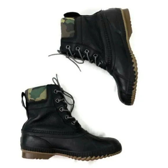 Sorel NM2339-010 Cheyanne II Black Alpine Tundra Waterproof Boots Mens 11.5 NWOT