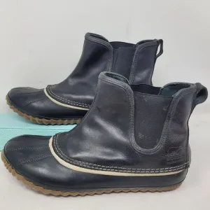 Sorel Out N About Chelsea Duck Boots Womens Sz 9 NL2410-010 Blk Waterproof 99%!