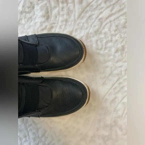 Sorel Out’n About Leather Waterproof Boots Black Size 7.5