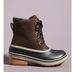 Sorel Slimpack III Lace Boots in Blackened Brown