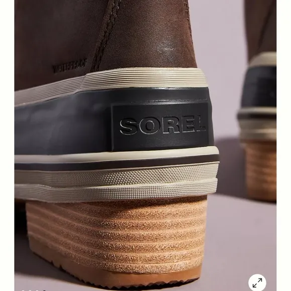 Sorel Slimpack III Lace Boots in Blackened Brown