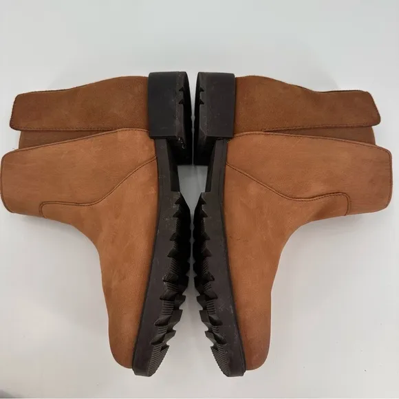 Sorel Taffy Leather Emelie II Zip Waterproof Boot Brown Boots Women’s 8