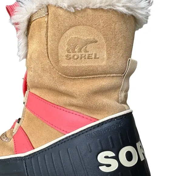 SOREL TIVOLI WAYERPROOF SUEDE BOOTS SIZE 4