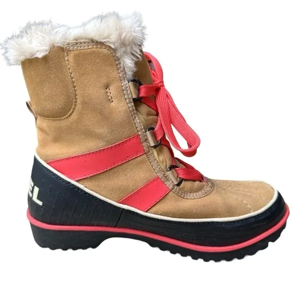 SOREL TIVOLI WAYERPROOF SUEDE BOOTS SIZE 4