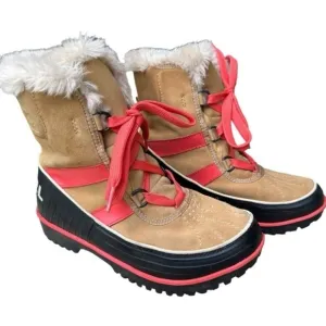 SOREL TIVOLI WAYERPROOF SUEDE BOOTS SIZE 4