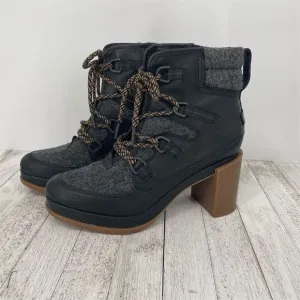 Sorel Women's Blake Lace Waterproof Bootie Black Size 9