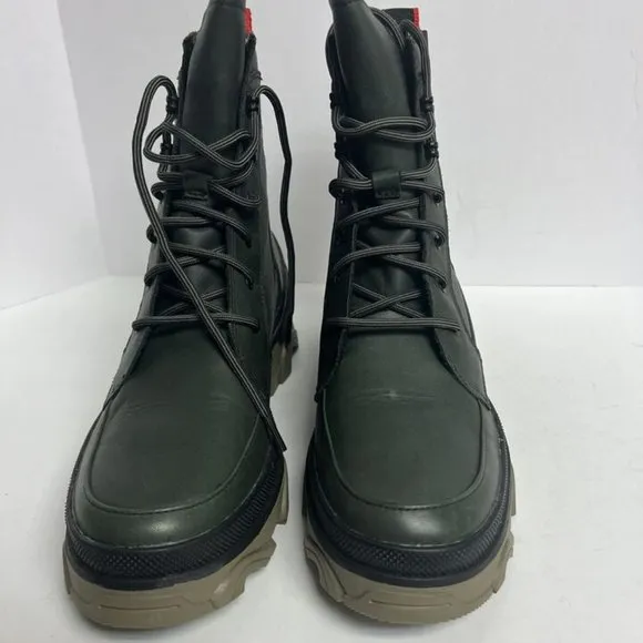 Sorel Women's Brex Lace, Green Waterproof Winter Boots Green, Size 9 M