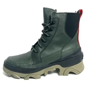Sorel Women's Brex Lace, Green Waterproof Winter Boots Green, Size 9 M
