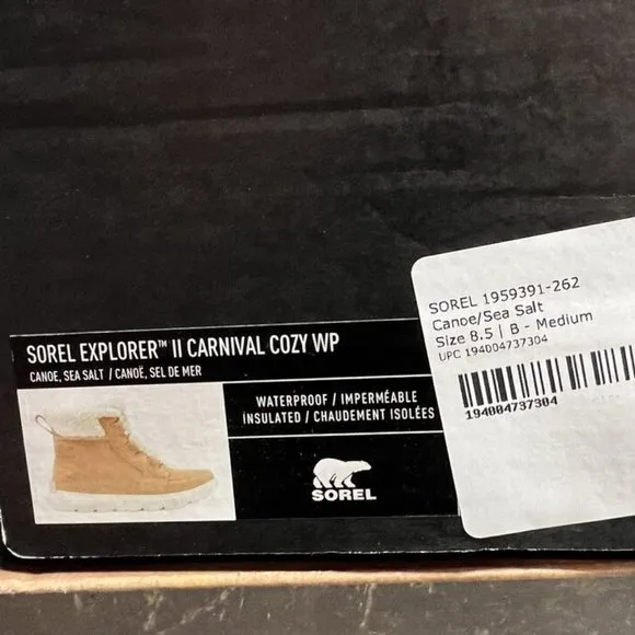 Sorel Women's Explorer II Carnival Cozy Waterproof Boots, Size 8.5 M