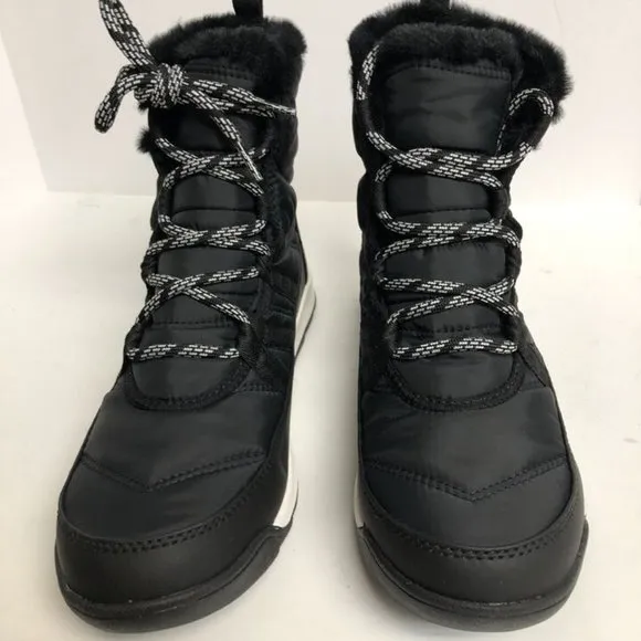 Sorel Women's Whitney II Short Lace Waterproof Boots Black, Size 9 M