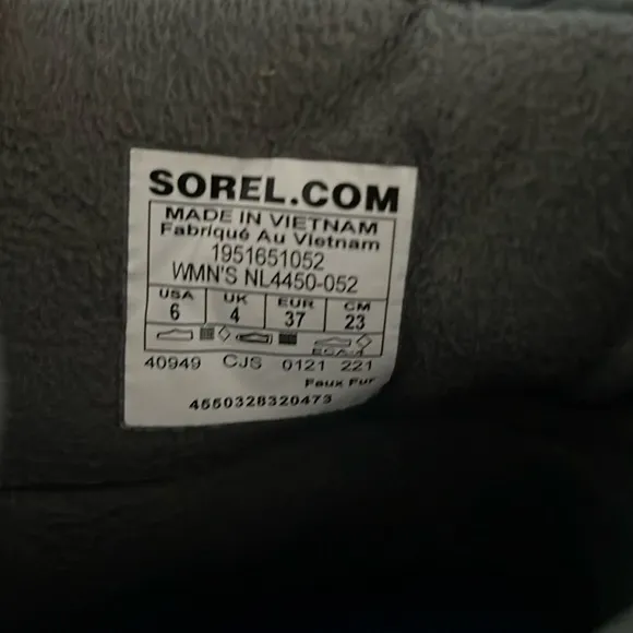 Sorel Women's Winter Boots Explorer II Carnival Sport, Grey