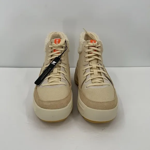 Sorel x Calia Out n About ONA mid sneaker boots winter waterproof tan new 8.5