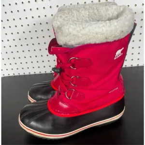 Sorel Yoot Pac Nylon Waterproof Winter Boots size 6 Big Girls