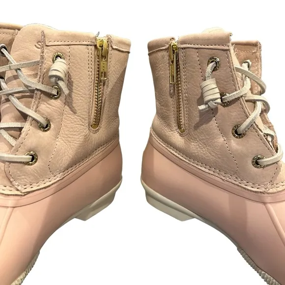 Sperry | Light Pink Saltwater Waterproof Rain Boots Size 7