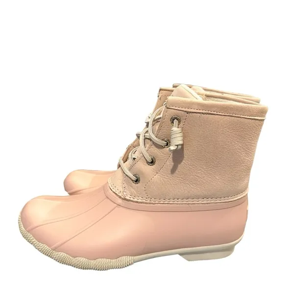 Sperry | Light Pink Saltwater Waterproof Rain Boots Size 7