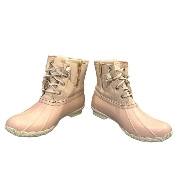 Sperry | Light Pink Saltwater Waterproof Rain Boots Size 7