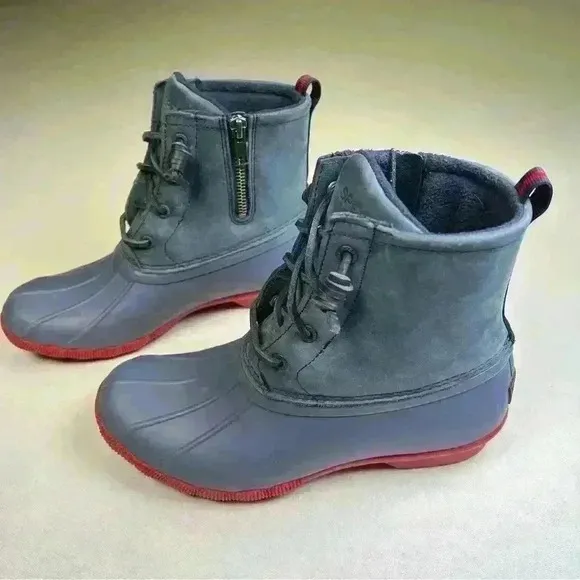 Sperry saltwater waterproof rain boots sz7 like new