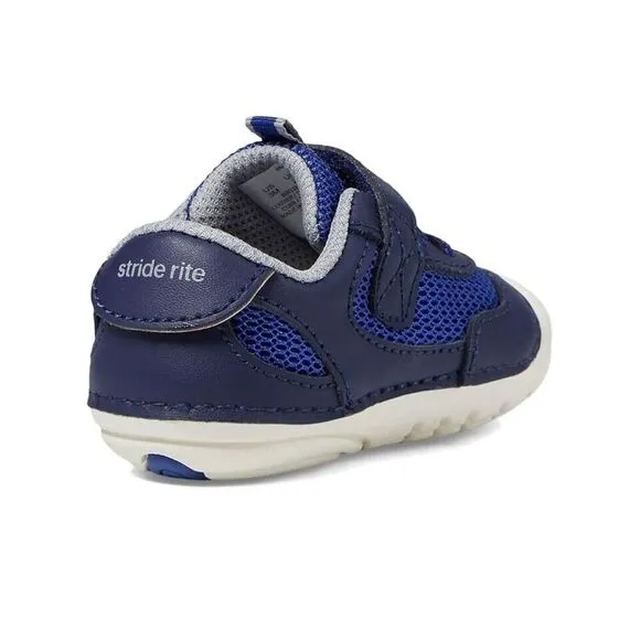Stride Rite Sm Apollo BB038301 Sneakers Toddler US 4 Blue Casual Shoes FZP014