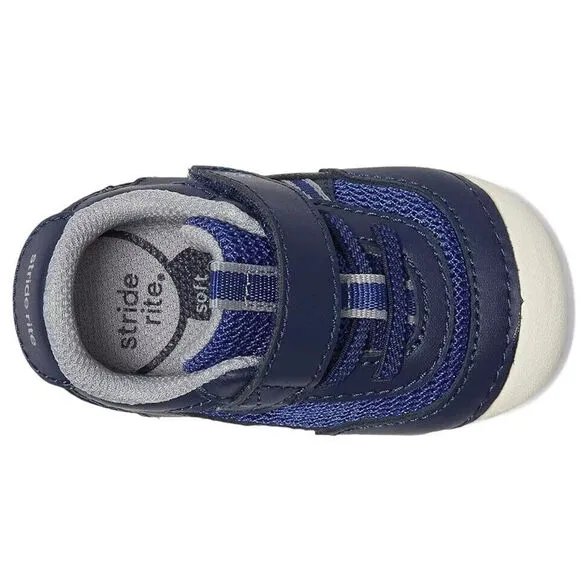 Stride Rite Sm Apollo BB038301 Sneakers Toddler US 4 Blue Casual Shoes FZP014