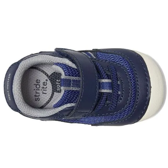 Stride Rite Sm Apollo BB038301 Sneakers Toddler US 4 Blue Casual Shoes FZP014